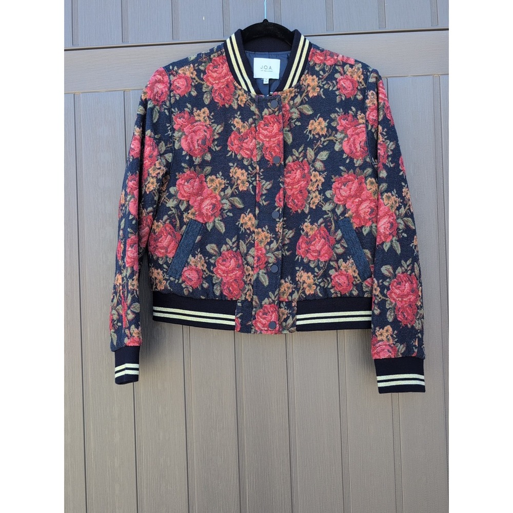J.O.A. Bomber Jacket Size M Jason Wu Floral